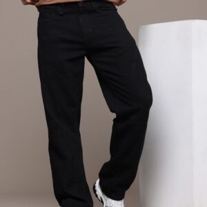 The Life Co. Men Pure Cotton Loose Fit Jeans